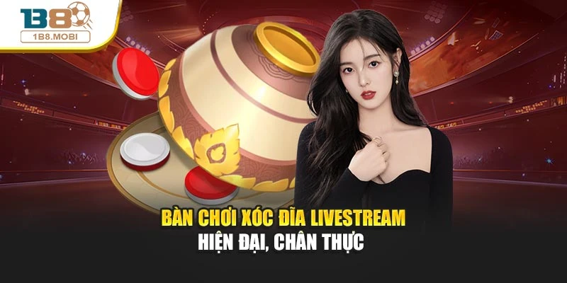 Bàn chơi xóc đĩa livestream hiện đại, chân thực 